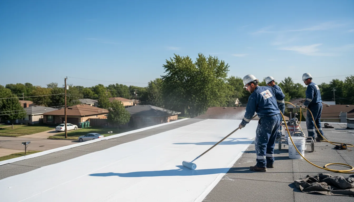 Commercial roof coating in Shelby, NC near me